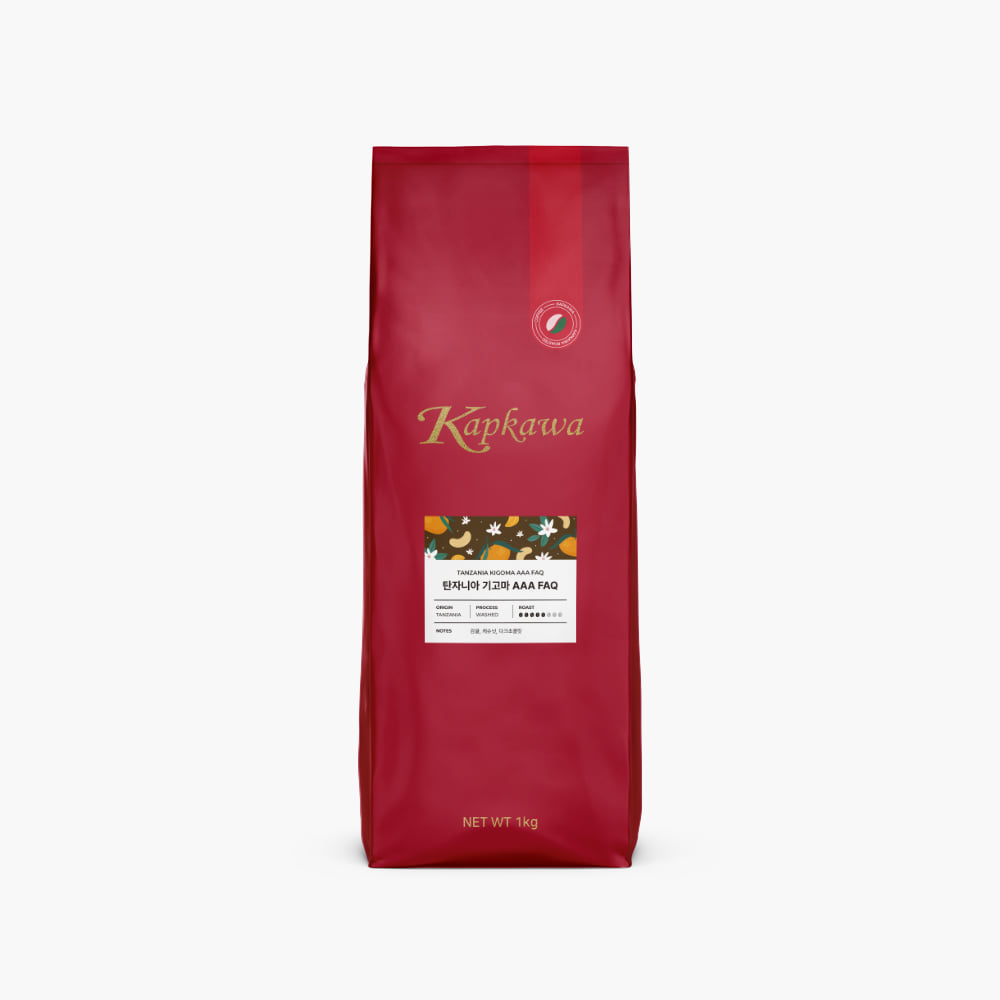 [사업자] 캅카와 커피원두 탄자니아 기고마 AAA FAQ 중배전 1kg